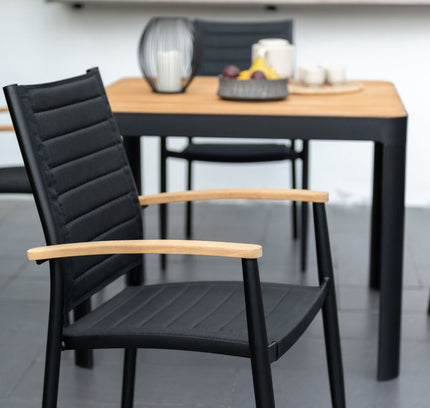 Portals Dark Lite 2pc Stacking Armchair
