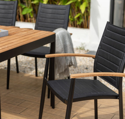 Portals Dark Lite 2pc Stacking Armchair