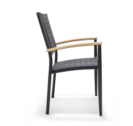 Portals Dark Lite 2pc Stacking Armchair