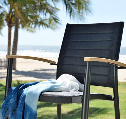 Portals Dark Lite 2pc Stacking Armchair