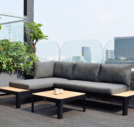 Portals Dark 2-Seat Sofa