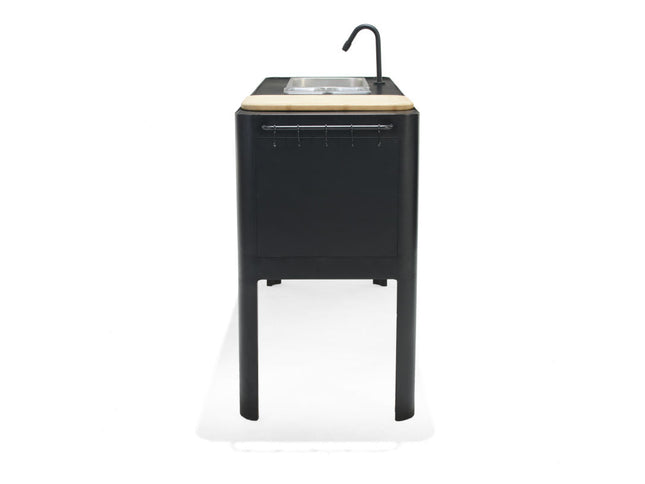 Portals Dark Outdoor Kitchen