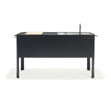 Portals Dark Outdoor Kitchen