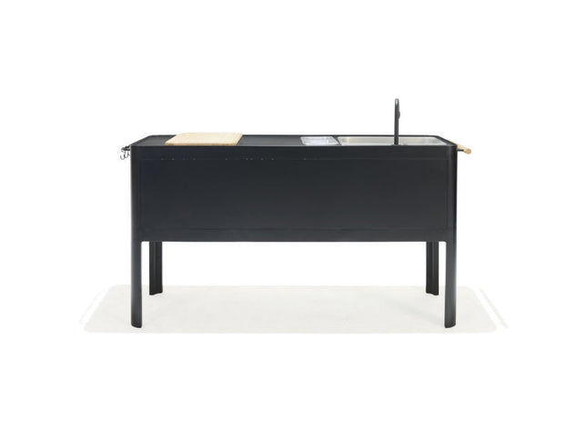 Portals Dark Outdoor Kitchen