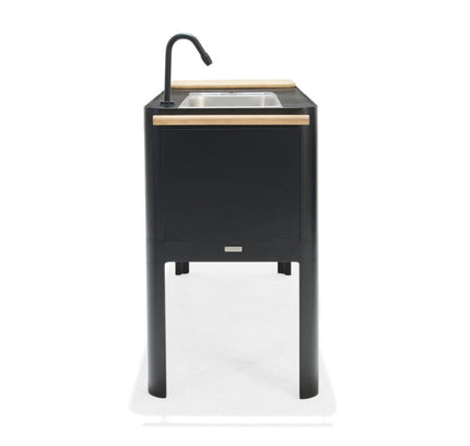 Portals Dark Outdoor Kitchen