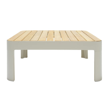 Portals Teak and Aluminum Modular Sofa 3pc Set