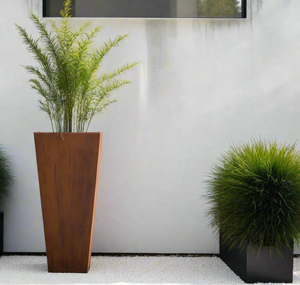Steel Radius Tapered Planters