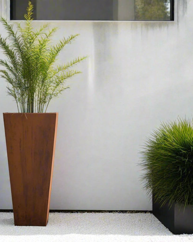 Steel Radius Tapered Planters