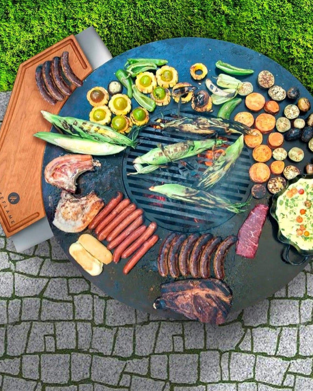 Custom Cherry Wood Cutting Block for 30" Arteflame Grills - Enhance Your Cooking