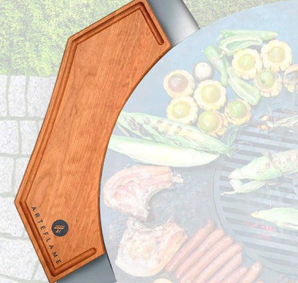 Arteflame Cherry Wood Cutting Block - Perfect Fit for Grills