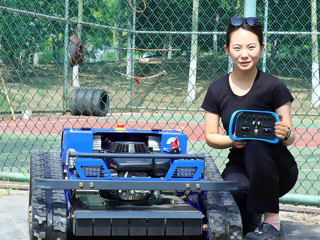 550mm Self-Propelled Remote-Controlled Lawn Mower for Small Household Gardens Outdoor Maintenance Robot