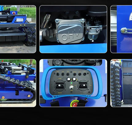 550mm Self-Propelled Remote-Controlled Lawn Mower for Small Household Gardens Outdoor Maintenance Robot