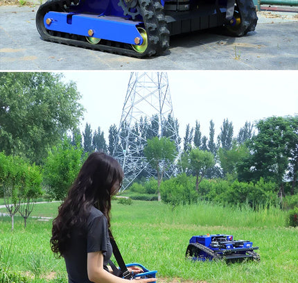 550mm Self-Propelled Remote-Controlled Lawn Mower for Small Household Gardens Outdoor Maintenance Robot