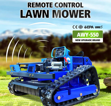 550mm Self-Propelled Remote-Controlled Lawn Mower for Small Household Gardens Outdoor Maintenance Robot