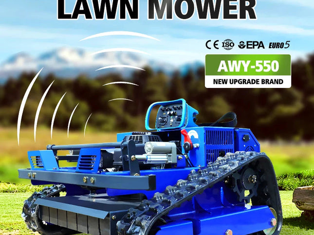 550mm Self-Propelled Remote-Controlled Lawn Mower for Small Household Gardens Outdoor Maintenance Robot