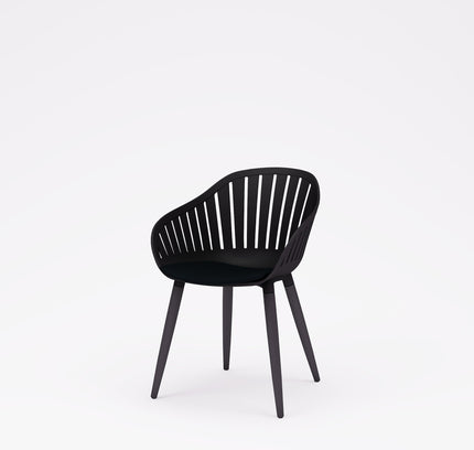 Nassau Resin and Aluminum Chairs - 4 Piece