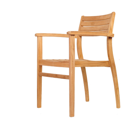 Intan Teak Side Table & 2 Ninia Chairs
