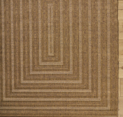 Dyami Flatweave Faux Jute Outdoor Rug