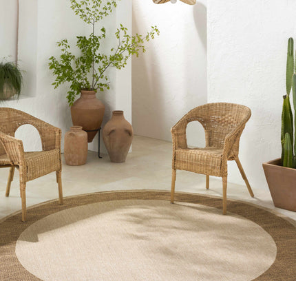 Inigo Flatweave Faux Jute Outdoor Rug