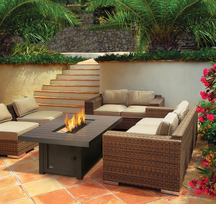 Patio Elegance St. Tropez Fire Table – Square Patioflame Table