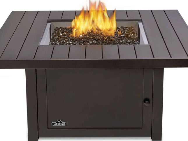 Patio Elegance St. Tropez Fire Table – Square Patioflame Table