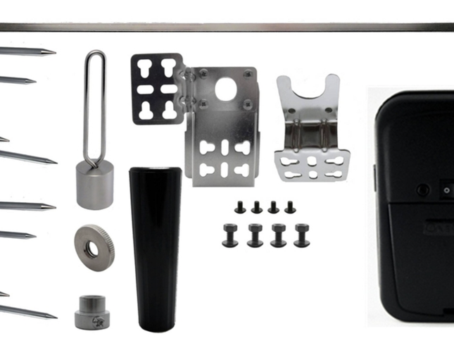 Extra Rotisserie Cordless Motor, Spit, Forks and Bracket Kit.