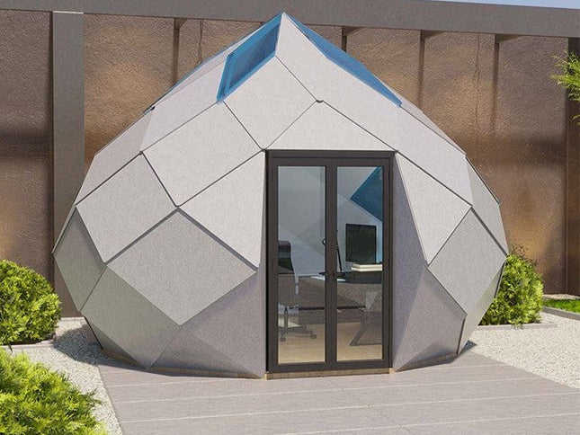 Patio Elegance Zomes Office — 170 Sq Ft Outdoor Office Pod