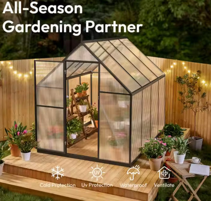 Veridian LuxeFrame 8×12 Greenhouse
