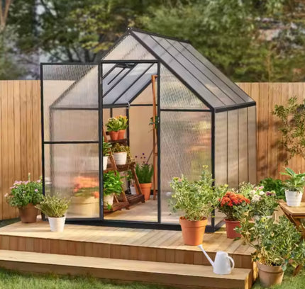 Veridian LuxeFrame 8×12 Greenhouse