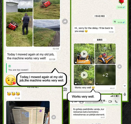 550mm Self-Propelled Remote-Controlled Lawn Mower for Small Household Gardens Outdoor Maintenance Robot