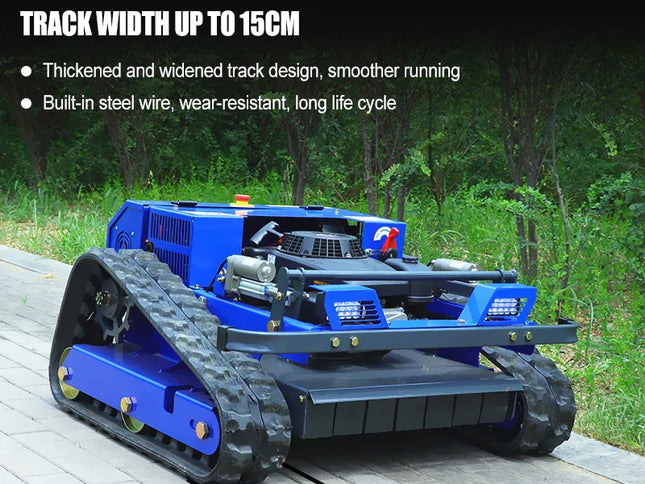 550mm Self-Propelled Remote-Controlled Lawn Mower for Small Household Gardens Outdoor Maintenance Robot