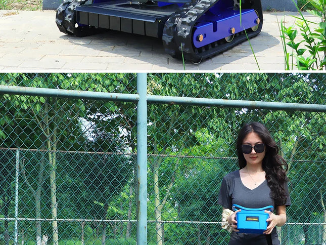 550mm Self-Propelled Remote-Controlled Lawn Mower for Small Household Gardens Outdoor Maintenance Robot