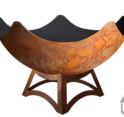 "Stellar" Artisan Fire Bowl with Hollow Base (Made In USA)