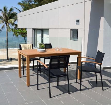 Orlando Rectangular Table and Vera Armchair Dining Set