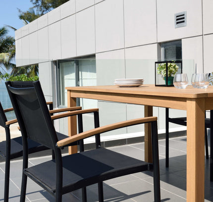 Orlando Rectangular Table and Vera Armchair Dining Set