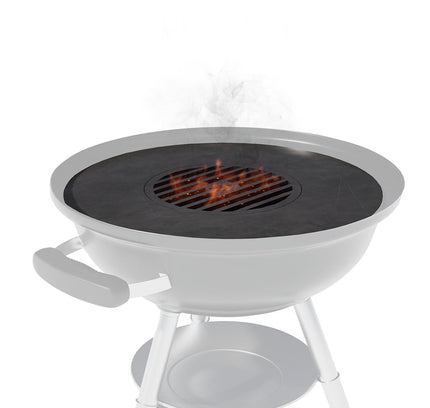 Arteflame Two-Piece Flat-Top Insert — Fits Weber® Kettle Charcoal Grills (Griddle Ring + Center Grill Grate)