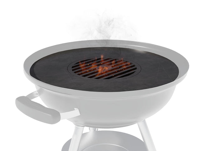 Arteflame Two-Piece Flat-Top Insert — Fits Weber® Kettle Charcoal Grills (Griddle Ring + Center Grill Grate)