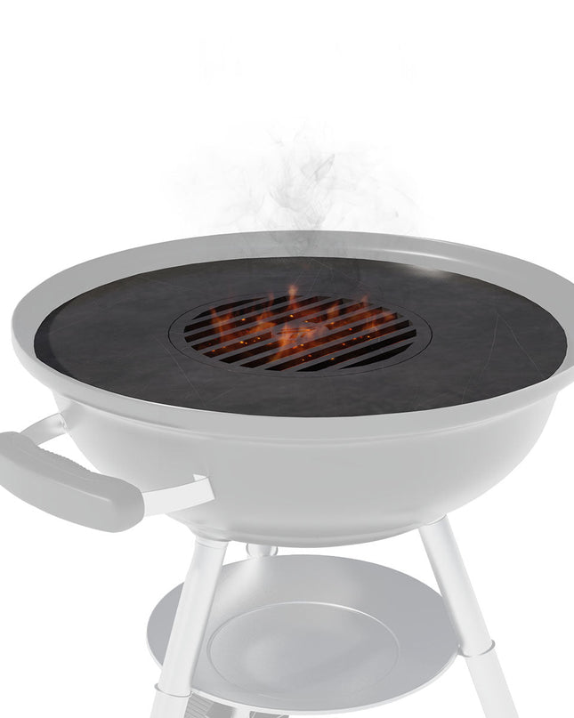 Arteflame Two-Piece Flat-Top Insert — Fits Weber® Kettle Charcoal Grills (Griddle Ring + Center Grill Grate)