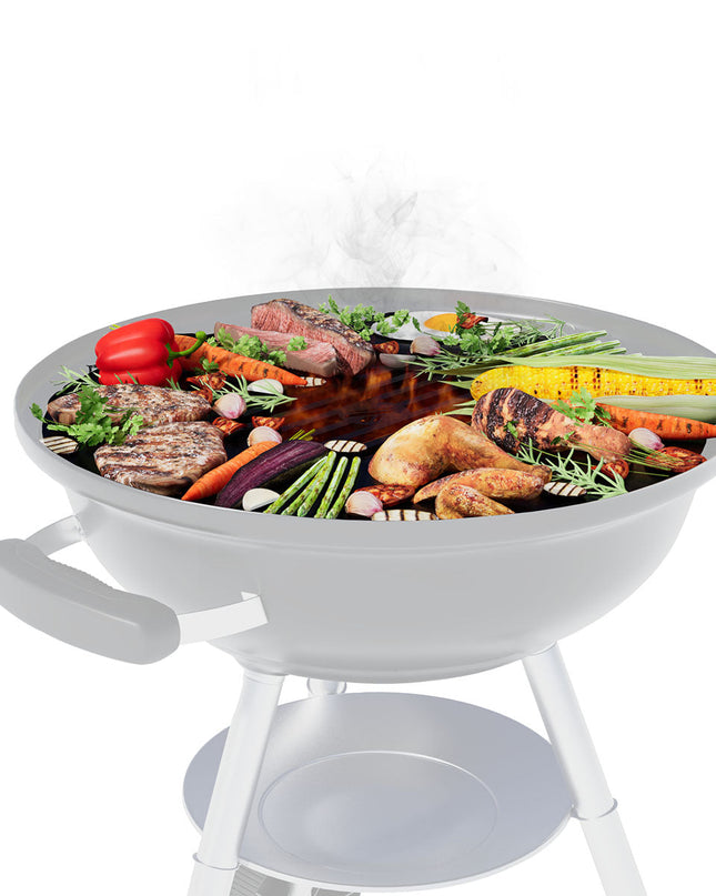 Arteflame Two-Piece Flat-Top Insert — Fits Weber® Kettle Charcoal Grills (Griddle Ring + Center Grill Grate)