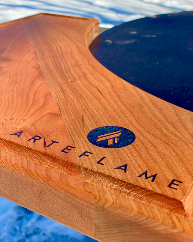 Custom Cherry Wood Cutting Block for 40" Arteflame Grills - Elegant and Durable