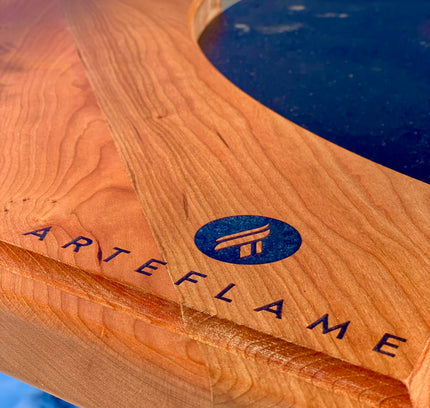 Custom Cherry Wood Cutting Block for 30" Arteflame Grills - Enhance Your Cooking