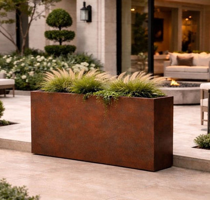 Corten Steel Edge Planters - FREE SHIPPING!