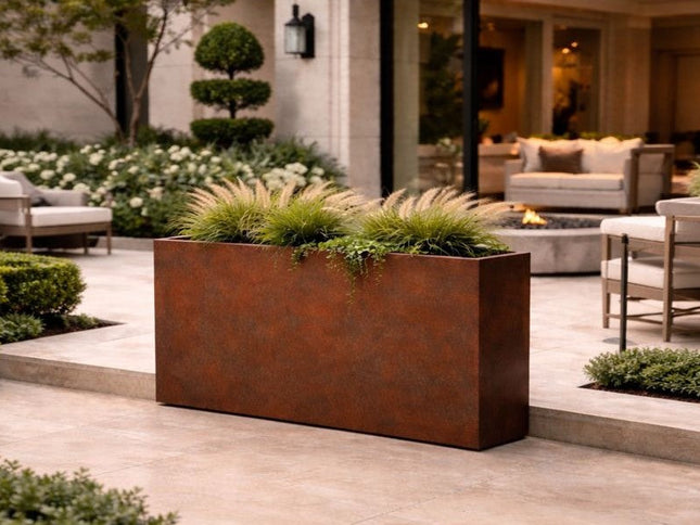 Corten Steel Edge Planters - FREE SHIPPING!
