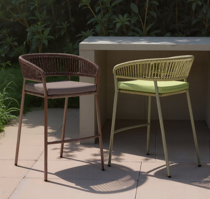 Skye Barstool (Set of 2) Green