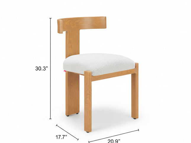 Tiana Dining Chair Natural & Beige