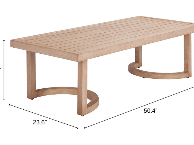 Leto Coffee Table Brown