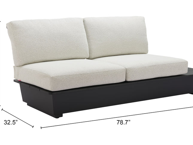 Tien RHF Loveseat Beige