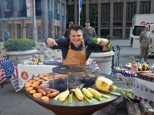 Arteflame Carbon Steel Center Grill Grate, 10" / 14" / 18"