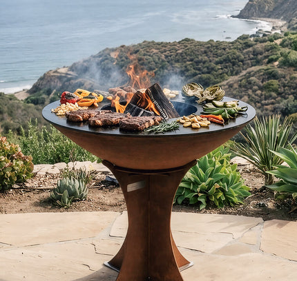 Arteflame XXL 40" Flat Top Grill - High Euro Base