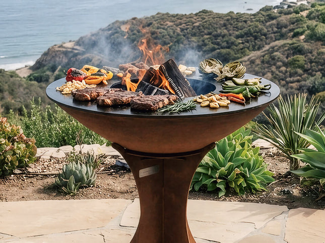 Arteflame XXL 40" Flat Top Grill - High Euro Base